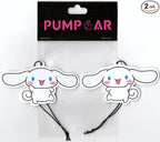 PumpCar 2 pieces cinammoroll double-sided hanging cartoon cherry-scented funny car air freshener Cool hanging for rearview mirror Car Interior Accessories Gifts
