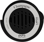 LAFCO New York Pura Car Smart Diffuser Refill, Champagne - 30-Day Scent - Free of Parabens & Phthalates - Cruelty Free