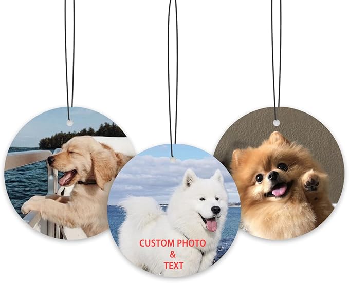 Custom Air Freshener for Car - Personalized Air Freshener for Car with Photo, Smell Air Fresheners with Picture for Hanging Ornaments (Unique Scented Gift)
