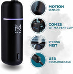 MYZI Car Air Freshener Diffuser, Waterless Diffuser Car Essential Oil Diffuser with 6 Refill Scents, Car Diffuser Air Freshener Car Fragrance Diffuser