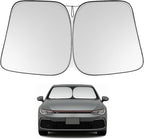 Proadsy Windshield Sun Shade for Volkswagen Golf GTI MK8 2022-2025 2026 4-Layer Foldable Front Sunshade Protector Sun Visor Blocks UV Rays Keep Car Cooler