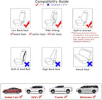 Champlus Car Seat Covers, Premium Leather Ultra Comfort and Thick 2 Front Seat Covers, Universal Fit Automotive Sedan Cars, SUVs, Trucks, Mini Vans, Airbag Compatible, Easy to Install