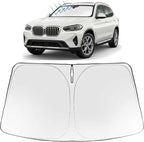 Proadsy Windshield Sun Shade for X3 2025-2026 Foldable Front Sunshade Protector Sun Visor Blocks UV Rays Keep Car Cooler Accessories