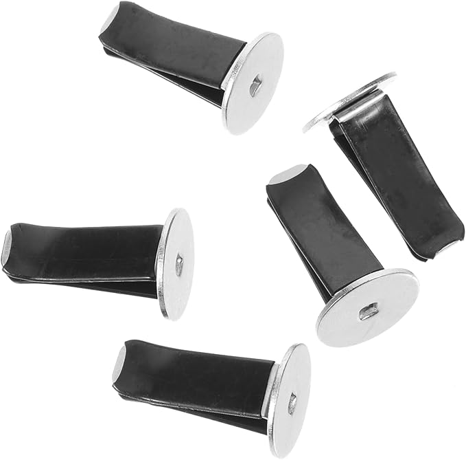 20 Pcs Black Metal Round Head Car Air Vent Clips Auto Freshener Clips Cars Air Conditioner Car Outlet Perfume Clips Air Fresheners Interior Accessories