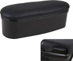 Car Armrest Support Left Elbow Pad, Retractable Elbow Pad with Storage, Adjustable Auto Armrest Modifiation Accessories, Universal Fit for Most Cars (Black)