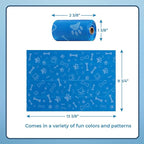 Best Pet Supplies Dog Poop Bags (360 Bags) for Waste Refuse Cleanup, Doggy Roll Replacements for Outdoor Puppy Walking and Travel, Leak Proof and Tear Resistant, Thick Plastic - Assorted Colors