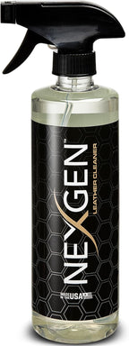 Nexgen Car Leather Cleaner - Quick Spray Car Interior Cleaner and Leather Restorer - Gentle Liquid Formula, Multi-Purpose Cleaner for Cars, Couch, Boots, Purses, and More (16 Oz)