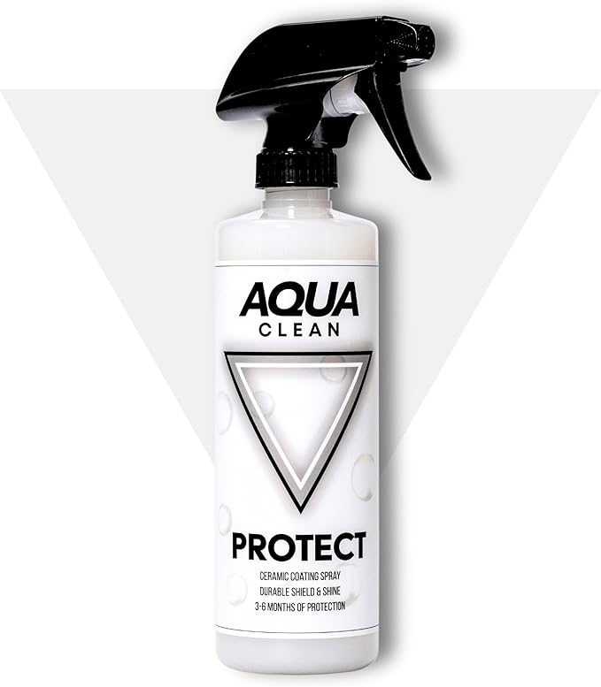 PROTECT Ceramic Coating Spray | 12 Month SiO2 Protection | Car Truck Boat RV Motorcycle | Clean Shine Protect Paint Glass Trim | Hydrophobic UV Shield | Easy Spray & Wipe | USA Made | 16oz