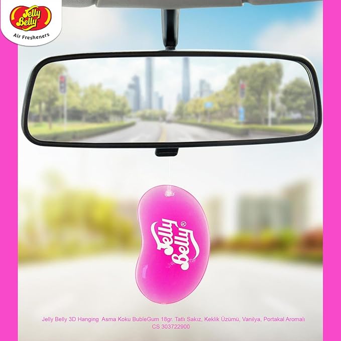 JELLY BELLY Bubble Gum - 3D Air Freshener - 15216