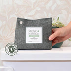 Moso Natural Air Purifying Bag 300g (10.58oz) Premium Bamboo Charcoal Odor Absorber for Home & Pet, Closet Odor Eliminator & Small Room Deodorizer, Charcoal Bags Last 2 Years, Unscented (5 Pack)
