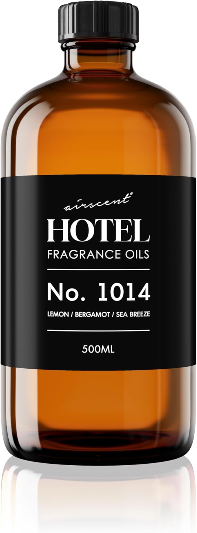 AirScent Hotel Diffuser Oil No. 1014 - The Iconic 5-Star Hotel Coastal Blend - Lemon Bergamot Sea Breeze - Fragrance Oil for Ultrasonic and Waterless Diffusers and Crafting - 500 mL