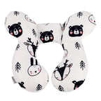KAKIBLIN Baby Neck Pillow, Upgraded Baby Support Pillow,Babies Head Pillow,Neck Support Pillow for for Car Seat, Stroller, Pushchair,Travel (Bear)