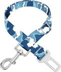 Adjustable pet cat and Dog car seat Belt，The Lanyard is Flexible and Adjustable from 20 to 33 inches(sea Wave)