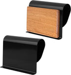 2PCS Car Air Freshener Visor Clip Compatible with Drift Wood or Stone Car Freshener,Universal Cars Fresheners Sun Visor Clips for Modern & Electric Vehicles(Clip Only)(Black,Size:9*6cm/2.34*3.54inch)
