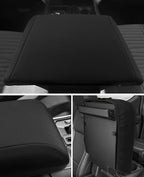 INTGET Center Console Cover for 2025 2026 Ford F150 Accessories Interior 2021 2022 2023 2024 Car Middle Arm Rest Armrest Lid Seat Cover Protector Elbow Cushion Pad (Neoprene, 2021-2026)