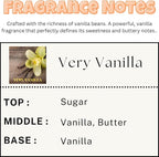 Car Air Freshener | Very Vanilla Scent Car Fresheners for Women & Men | Long Lasting Fragrance Car Scents | Air Diffuser with Car Vent Clip (2 Pack Vanilla Car Scent), Clear