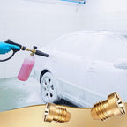 1.25 mm Foam Cannon Orifice Nozzle Tips, 1.25mm Universal Connector for Foam Sprayer, Washer Replacement Nozzles, Precision Foam Cannon Orifice for Car Wash and Garden Hose Use(2Pcs)