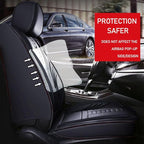 for Toyota RAV4 2008-2025 Car Seat Covers, Full Coverage Customized Seat Covers Premium Leather Waterproof Stain-Resistant Easy to Install (Full Set, Black)