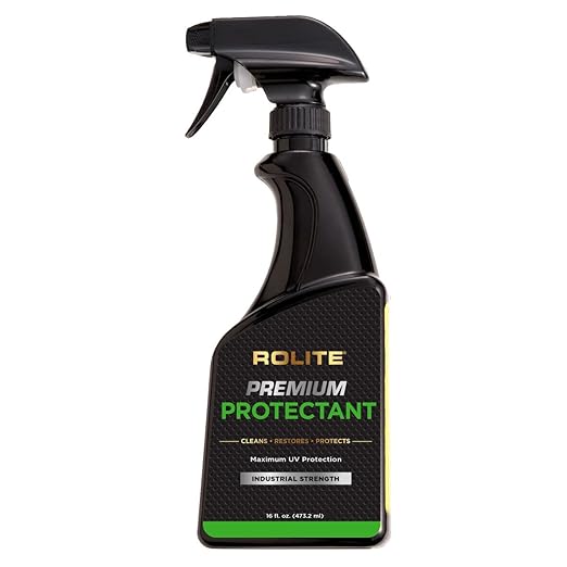 Rolite Premium Protectant, 16oz, 2 Pack, Maximum UV Protection for Vinyl, Plastic, Rubber, Dashboards for Automotive, Marine, RVs, Prevents Fading & Cracking, Interior Car Care