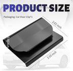 Compatible with Drift Car Air Freshener Sun Visor Clip,Metal Wood Car Freshener Visor Clip with High Clamping Force,Universal Wood Cars Air Fresheners Visors Clips Cars Accessories