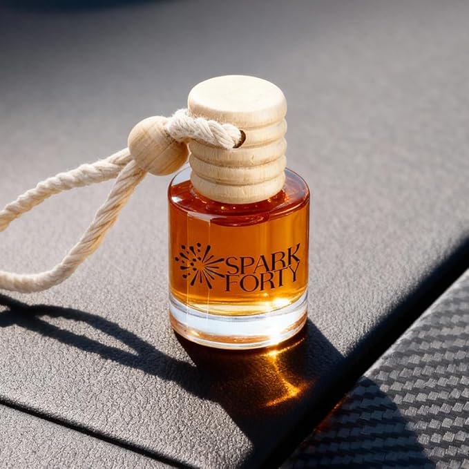 Floral Car Perfume Car Air Freshener 30-Day Luxury Hanging Diffuser Perfume Bouquet Gift for Men & Women, Essential Oil Scent Long-Lasting for Car SUV Truck