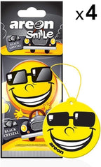AREON Smile I Design Hanging Car Air Freshener I Assorted Scents (24 Pack)