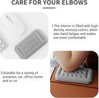 2PCS Car Arm Rest Elbow Pads,Comfortable Car Arm Rest Cushion with Memory Foam Pad for Arm Support,Universal Car Interior Accessories Car Door Armrest Pad (Gray)