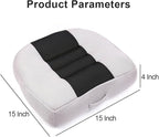 Srutirbo Car Booster Seat Cushion Heightening Height Boost Mat, Breathable Mesh Portable Car Seat Pad Angle Lift Seat for Car, Office,Home (Gray)