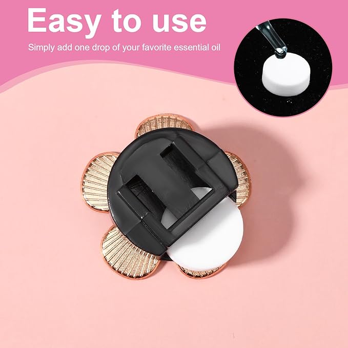 100Pcs Car Essential Oil Pads Unscented Car Air Freshener Vent Clip Refill Pads White Diffuser Air Filter Scent Replacement Pad for Cars Vent Locket Aroma Ball Plug-in Diffuser Humidifier