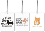 Mancheng-zi Funny Corgi Dog Car Air Freshener 3Pcs, Corgi Gifts for Lover Women Air Freshener Hanging for Cars Closet Drawer or Books, Cute Dog Car Accessories Mirror Decor for Women