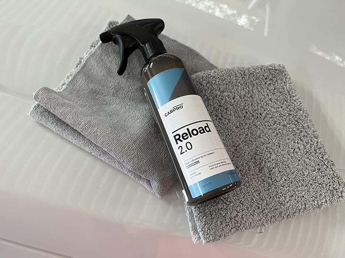 CARPRO Reload 2.0 Spray Sealant, Silica + Siloxane Ceramic Spray for Ceramic Coating, Super Hydrophobic, Self-Cleaning: Improved Gloss, Slickness, Water Spot & Chemical Resistance - Liter (34oz)