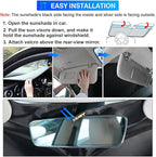 KUST Custom Fit Windshield Sun Shade for Nissan Murano Accessories 2015-2024 Sunshade Sun Visor Protector Foldable Blocks UV Rays Keep Your Car Cooler