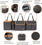 Deluxe Trunk and Backseat Organizer for Medium or large size SUVs & RVs, Detachable Storage Modules with Built-in Cooler, Patent Pending