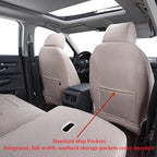 coverdream Custom Fit Seat Covers for Toyota RAV4 Adventure,TRD Off - Road 2024 2023 2022 2021 2020 2019,Full Coverage Polyester Seat Protector (Beige,Full Set)