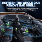 Car Air Fresheners Vent Clips 6 ct, Winter Scent, Long Lasting Up to 180 Days, Car Odor Eliminator