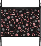 Candy Snowflake Car Roof Storage Bag Car Seat Storage Hanging Bag Premium Car Seat Organizer One-Size-Fits Tidy Pouch Pocket Storage for Small Items