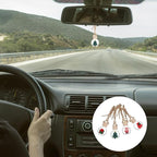 Mobestech 16 Pcs Car Aromatherapy Pendant Car Air Freshener Christmas Accessories Diffuser Bottles Air Freshener Diffuser Hanging Ornament Essential Oil er Wooden