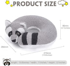 H HOMEWINS Travel Pillow for Kids,Cute Animal Neck Pillow for Boys Girls,Soft Neck Head Chin Support Pillow,Travel Accessories for Airplane, Car, Train,Recline(Raccoon)