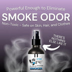 The Stink Solution Smoke Odor Eliminator Spray for Home, Car, Clothes, Hands, Hair, Wall & More Completely Neutralizes All Types of Smoke Odor Best Smoke Smell Remover Bamboo Teak 16oz & Sky Blue 16oz