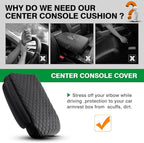Shademax Center Console Cover Kia Sorento Accessories 2026 2025 2024 2023 2022 2021 Armrest Cover Center Console Pad for Kia Sorento PU Leather Armrest Seat Box Cover Protector w/Pockets Storage Bag