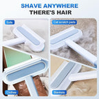 Moonboat Multifunctional Hair Removal Brush, Cleaner Pro Pet Hair, Cat Dog Hair Broom Lint Remover Scraper, Suitable for Carpet Rugs Bed Couch Curtains (B-2PCS)