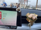 Car Flower Bouquet Air Freshener Vent Clips Mini Bouquet Dried Flower For Car and Household Decoration Car Vent Clip Auto Interior Accessories