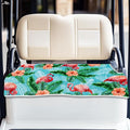 ORIGACH Flamingos Golf Cart Seat Covers, Comfortable Cooling Golf Cart Blanket Towel, 100% Microfiber, Fits EZGO, Club Car, and More 2-Seat Golf Carts, 51x31inch