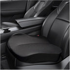 Car Seat Cushion, Comfort Memory Foam Car Cushion, Non-Slip Auto Booster Seat Cushion for Improve Driving Vision, Suitable for Vehicles Trucks SUVs Car Accessories (Black)