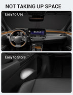 Proadsy 2026 Upgrade Front Windshield Sun Shade Foldable Sunshade Protector Custom Fit 2019-2025 ES Sedan Accessories