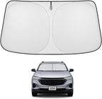 Proadsy 2026 Upgrade Front Windshield Sun Shade Foldable Sun Shade Protector Custom Fit 2018-2025 Equinox Accessories