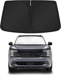KUST Windshield Sun Shade for Chevy Chevrolet Equinox EV 2024-2025 2026 Custom Fit Sunshade Foldable Sun Protectors Interior Accessories Blocks UV Rays