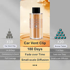 Amor Lyris 2 Packs Essential Oil Refill for Smart Car Air Freshener, 3.5OZ Car Diffuser Refill, Aromatherapy Perfume Refill (4-8 Months Use), Natural Plant Extracts, Pistachio & Salted Caramel