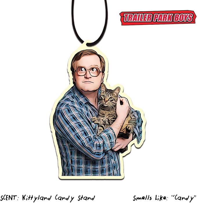 Trailer Park Boys Air Freshener - Bubbles Funny Hanging Car Air Freshener - Funny Car Accessories for Men & Women