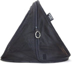 SportPet Designs Pop Open Cat Carrier, Soft-Sided Collapsible Travel Carrier for Cats up to 15 lbs, Lightweight Portable Design with Mesh Ventilation & Secure Zippers, Patterned Live Cat